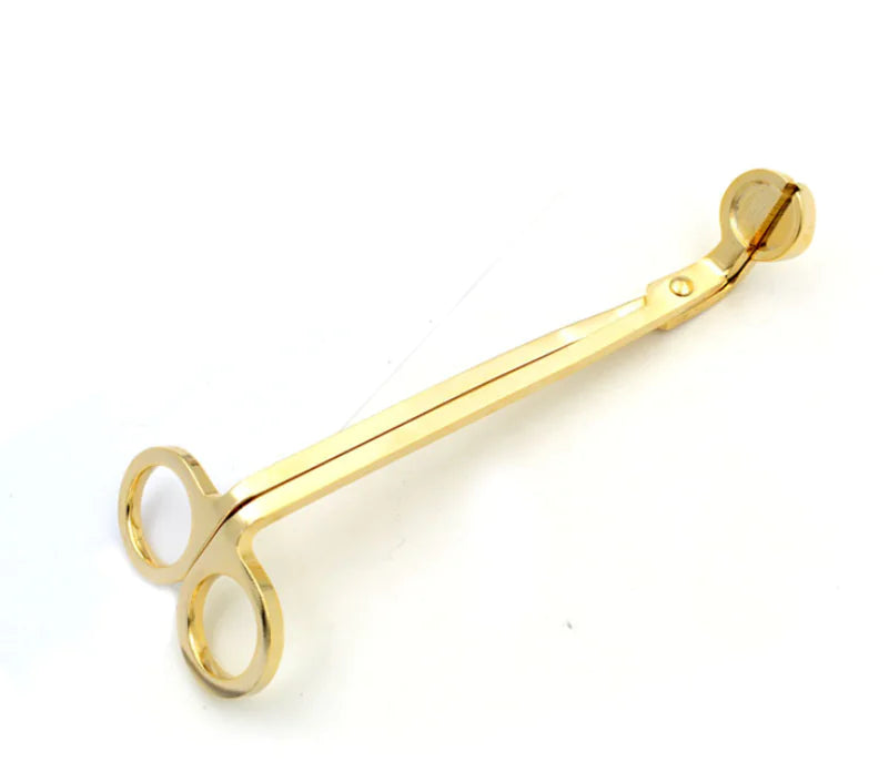 Gold Stainless Steel Candle Snuffer and Wick Trimmer