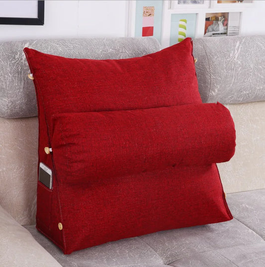 Triangle Bedside Cushion for Comfort and Support