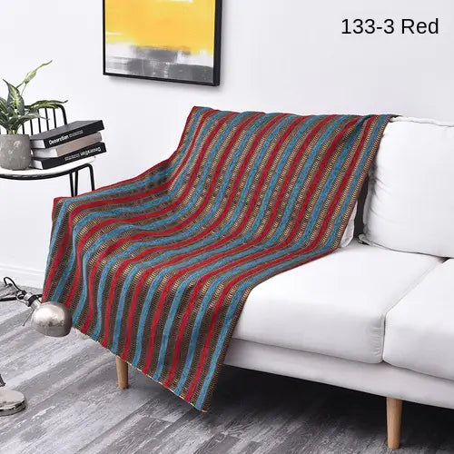 Thick Chenille Fabric DIY Tablecloth for Bohemian Sofa