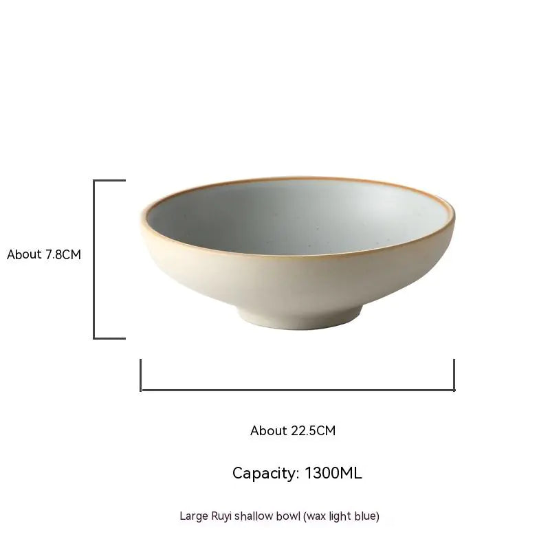 Ceramic Ramen Bowl Set for Restaurant Tableware
