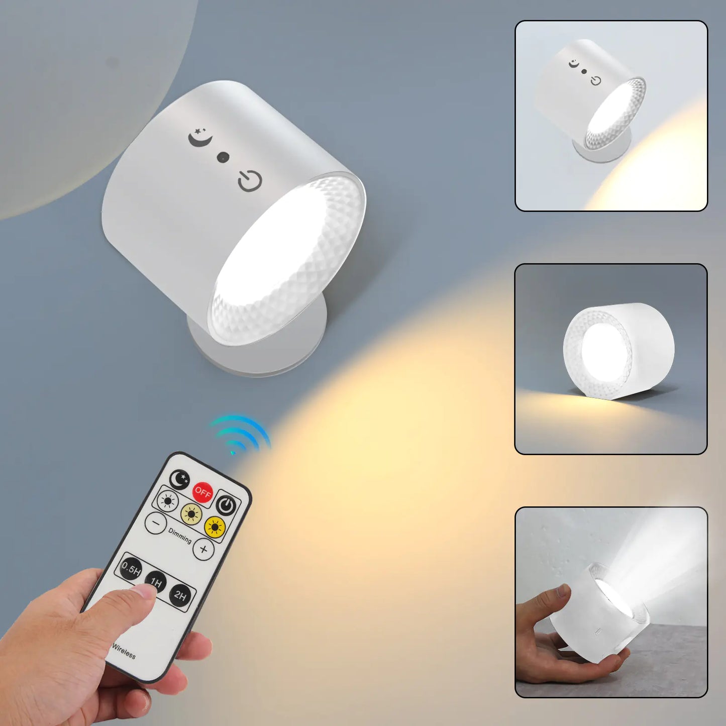 2023 Smart Magnetic Wall Light with USB Rechargeable