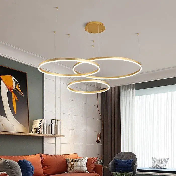 Modern Minimalist Chandelier - Creative Round Light