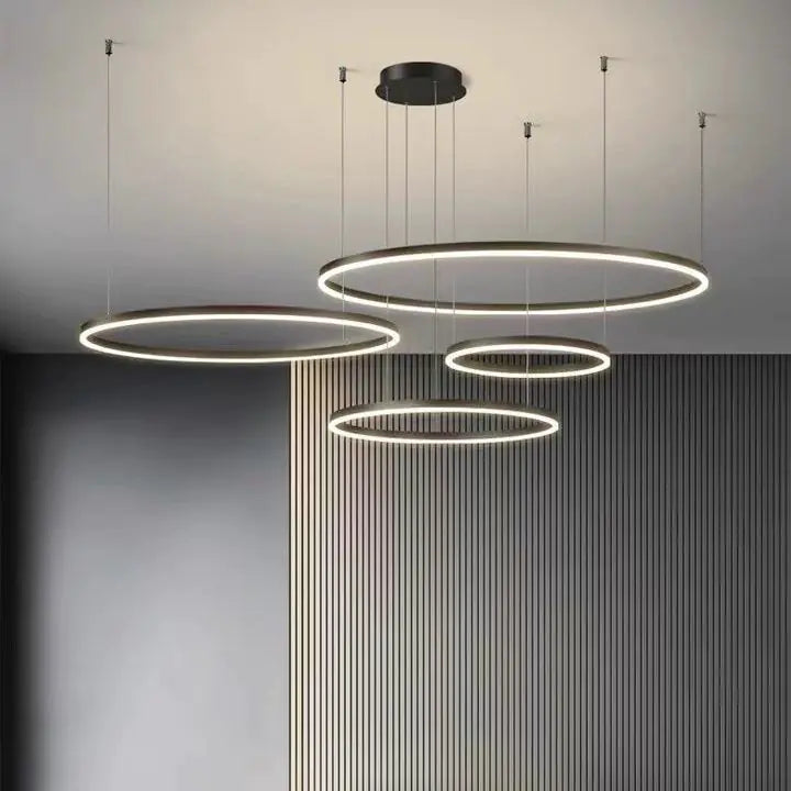 Modern Minimalist Chandelier - Creative Round Light