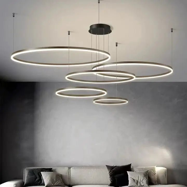 Modern Minimalist Chandelier - Creative Round Light