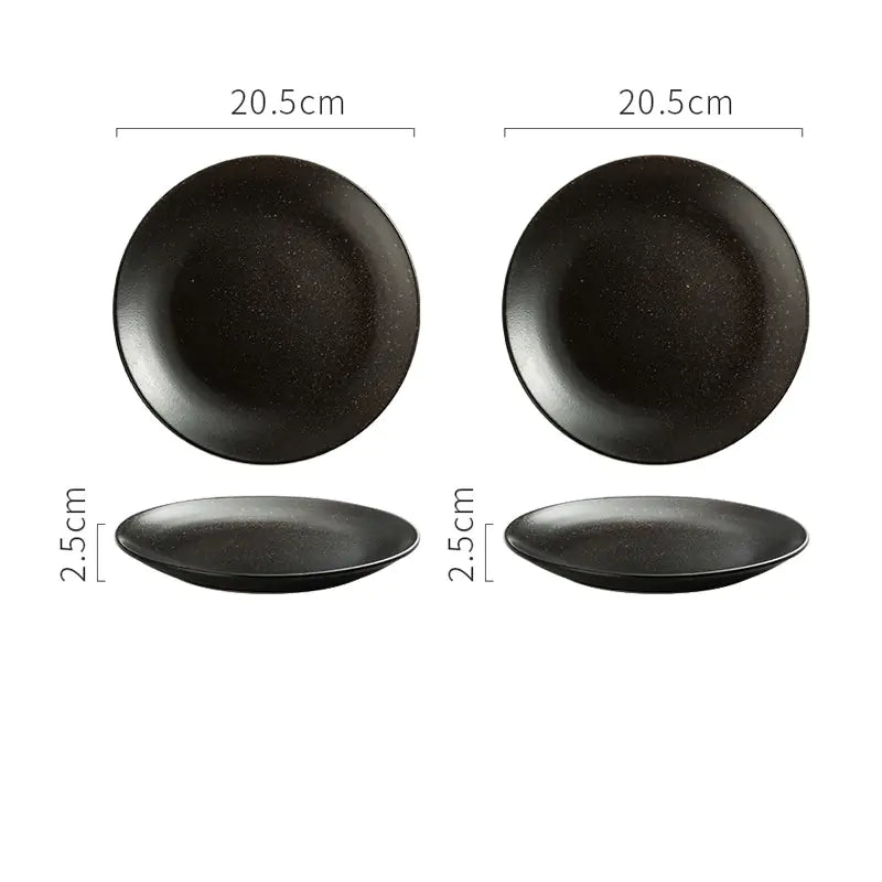 Japanese Ceramic Creative Steak Plate for Household Use