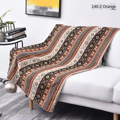 Thick Chenille Fabric DIY Tablecloth for Bohemian Sofa